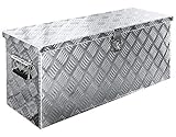 Trucky Truckbox aus Aluminium, Modell D055, 73x23,5x32 cm, Abschließbar, Robustes Riffelblech,...