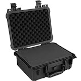 tectake 800574 - Universalbox Kamera-Schutzkoffer, Leichte und robuste Hartschale aus Kunststoff, 3...