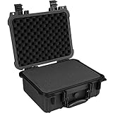 tectake 800574 - Universalbox Kamera-Schutzkoffer, Leichte und robuste Hartschale aus Kunststoff, 3...