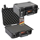 YPC Xplorer Case M – 40cm x 33cm x 16,5cm Outdoor Case, Fotokoffer Schaumstoff wasserdicht, Kamera...