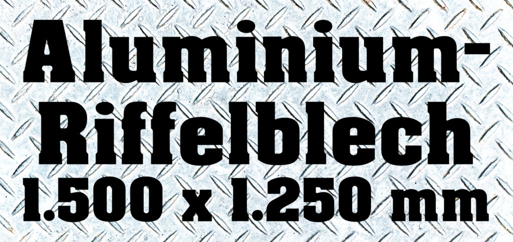 Hier finden Sie das Alu Riffelblech 2500 x 1250 mm für Bastelprojekte bei Amazon. Infos zum Aluminium-Tränenblech mit dem Maß 2500x1250 mm und Duett-Stanz sowie alles Wichtige zum Preis.